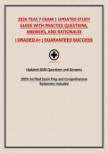 2026 TEAS 7 EXAM &vert; UPDATED STUDY GUIDE WITH PRACTICE QUESTIONS&comma; ANSWERS&comma; AND RATIONALES