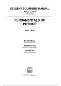 Student Solutions Manual for Fundamentals of Physics 8th Edition &lpar;Halliday&comma; Resnick&comma; Walker & Christman&rpar; &vert; Step-by-Step Problem Solutions Guide for Mechanics&comma; Electromagnetism & Modern Physics