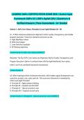 LEADING SAFe CERTIFICATION EXAM 2026 &vert; Scaled Agile Framework SAFe 6&period;0 &vert; SAFe Agilist &lpar;SA&rpar; &vert; Questions & Verified Answers &vert; Pass Guaranteed - A&plus; Graded&NewLine;&NewLine;
