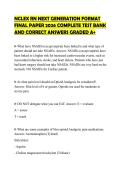 NCLEX&lowbar;RN&lowbar;NEXT&lowbar;GENERATION&lowbar;FORMAT&lowbar;FINAL&lowbar;PAPER&lowbar;2026&lowbar;COMPLETE&lowbar;TEST&lowbar;BANK