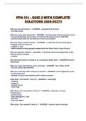 PPN 101 - QUIZ 2 WITH COMPLETE SOLUTIONS 2026-2027&excl;&excl;