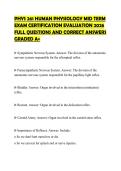 PHYS&lowbar;261&lowbar;HUMAN&lowbar;PHYSIOLOGY&lowbar;MID&lowbar;TERM&lowbar;EXAM&lowbar;CERTIFICATION&lowbar;EVALUATION