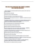 PRN 0092 EXAM QUESTIONS AND CORRECT ANSWERS 100&percnt; VERIFIED 2026-2027&excl;&excl;