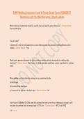 CWB Welding Inspector Level III Study Guide Exam 2026&vert;2027 &NewLine;Questions with Verified Answers &vert; latest update 