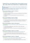 NR509&sol; NR 509 Final Exam &lpar;Latest 2026&sol;2027 Update&rpar; &vert; Complete Exam Questions with Verified Answers and Detailed Rationales &vert; Advanced Physical Assessment - HEENT&comma; Cardiac&comma; Respiratory&comma; Abdominal&comma; Neurological  &vert; Chamberlain 