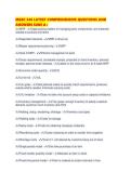 MGSC 346 LATEST COMPREHENSIVE QUESTIONS AND ANSWERS SURE 
