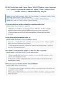 NR509&sol; NR 509 Week 6 Quiz Study Guide &lpar;Latest 2026&sol;2027 Update&rpar; &vert; Complete Exam Questions with Verified Answers and Detailed Rationales &vert; Abuse&comma; Substance Use&comma; Cognitive Assessment &ndash; Intimate Partner Violence &vert; A&plus; Graded 