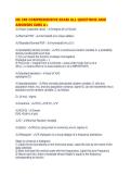 IEE 380 COMPREHENSIVE EXAM ALL QUESTIONS AND ANSWERS SURE