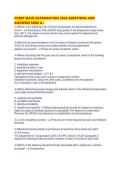 CHESP MAIN EXAMINATION 2026 QUESTIONS AND ANSWERS SURE 