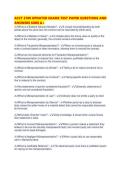 ACCT 2700 UPDATED EXAMS TEST PAPER QUESTIONS AND ANSWERS SURE