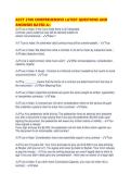 ACCT 2700 COMPREHENSIVE LATEST QUESTIONS AND ANSWERS RATED