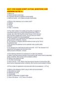 ACCT 2700 EXAMS SCRIPT ACTUAL QUESTIONS AND ANSWERS RATED