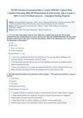 NR509&sol; NR 509 Advanced Assessment Quiz 2 &lpar;Latest 2026&sol;2027 Update&rpar; &vert; Complete Exam Questions with Verified Answers and Detailed Rationales &vert; Skin&comma; Cognitive Screening&comma; BMI &ndash; Lesion Identification &vert; Chamberlain University