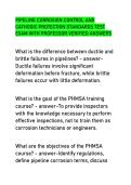 PIPELINE CORROSION CONTROL AND CATHODIC PROTECTION STANDARDS TEST EXAM WITH PROFESSOR VERIFIED ANSWERS