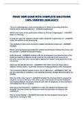 PN307 NEW EXAM WITH COMPLETE SOLUTIONS 100&percnt; VERIFIED 2026-2027&excl;&excl;