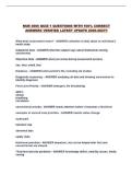 NUR 3066 QUIZ 1 QUESTIONS WITH 100&percnt; CORRECT ANSWERS VERIFIED LATEST UPDATE 2026-2027&excl;&excl;