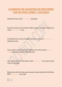 JB LEARNING EMT FINAL EXAM QUESTIONS AND VERIFIED ANSWERS &NewLine;&lpar;2026&sol;2027 UPDATE&rpar; &vert; GRADED A&plus; &vert; 100&percnt; SUCCESS
