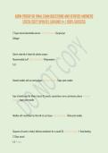 AORN PERIOP 101 FINAL EXAM QUESTIONS AND VERIFIED ANSWERS &NewLine;&lpar;2026&sol;2027 UPDATE&rpar; &vert; GRADED A&plus; &vert; 100&percnt; SUCCESS
