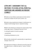 LETRS UNIT 7 ASSESSMENT TEST ALL&NewLine;SECTIONS 1 TO 8 2026 ACTUAL PAPER FULL&NewLine;QUESTIONS AND ANSWERS 100 PERCENT&NewLine;CORRECT