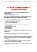 ATP RESNA EXAM WITH COMPLETE SOLUTIONS 2026-2027&excl;&excl;