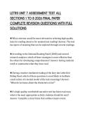 LETRS UNIT 7 ASSESSMENT TEST ALL&NewLine;SECTIONS 1 TO 8 2026 FINAL PAPER&NewLine;COMPLETE REVISION QUESTIONS WITH FULL&NewLine;SOLUTIONS