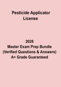 Pesticide Applicator License Exam 2026 &ndash; Complete Certification Study Guide