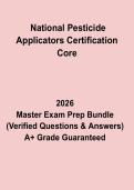 National Pesticide Applicators Certification Core Exam 2026 &ndash; Complete Study Guide