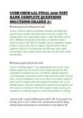 UCSB CHEM 6AL FINAL 2026 TEST&NewLine;BANK COMPLETE QUESTIONS&NewLine;SOLUTIONS GRADED A&plus;
