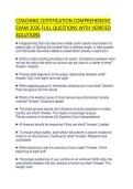 COACHING PRINCIPLES 2026 EXAM&NewLine;STUDY GUIDE COMPLETE QUESTIONS&NewLine;WITH ANSWERS&NewLine;
