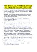 COACHING PRINCIPLES 2026&NewLine;COMPREHENSIVE EXAM SCRIPT&NewLine;COMPLETE ANSWER SET