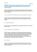 NURS6521 Advanced Pharmacology Final 100 QUESTIONS AND 100&percnt; &NewLine;CORRECT SOLUTIONS&vert;UPDATED VERSION 2026&sol;2027&rsqb;&excl;&excl;&excl;&vert;GUARANTEED &NewLine;PASS&vert;EXAM READY 