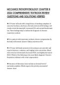 MCCANCE PATHOPHYSIOLOGY CHAPTER 8&NewLine;2026 COMPREHENSIVE TEXTBOOK REVIEW&NewLine;QUESTIONS AND SOLUTIONS VERIFIED