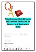 NSG 3280 Pathophysiology Chapter 3 Cell Structure and Function Exam Review &ndash; 25 NCLEX Questions and Answers on Glycolysis&comma; Membrane Transport&comma; Action Potentials&comma; ATP Production & Cellular Physiology &vert; Galen College of Nursing
