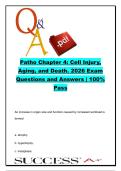 NSG 3280 Pathophysiology Chapter 4 Cell Injury&comma; Aging and Death Exam Review &ndash; 25 NCLEX Questions and Answers on Necrosis&comma; Apoptosis&comma; Hypertrophy&comma; Cellular Adaptation & Free Radical Injury &vert; Galen College of Nursing