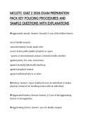 MCLETC QUIZ 2 2026 EXAM PREPARATION&NewLine;PACK KEY POLICING PROCEDURES AND&NewLine;SAMPLE QUESTIONS WITH EXPLANATIO
