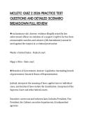 MCLETC QUIZ 2 2026 PRACTICE TEST&NewLine;QUESTIONS AND DETAILED SCENARIO&NewLine;BREAKDOWN FULL REVIEW
