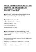 MCLETC QUIZ 4 REVIEW 2026 PRACTICE TEST&NewLine;QUESTIONS AND DETAILED SCENARIO&NewLine;BREAKDOWN FULL REVIEW