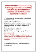 2026-2027 NEWEST CPCU 552&colon; Commercial Liability&NewLine;Risk Management and Insurance EXAM &vert;&NewLine;ULTIMATE EXAM WITH CORRECT&NewLine;ANSWERS AND RATIONALES FOR&NewLine;CERTIFICATION SUCCESS