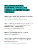 MCOLES LICENSING ACTUAL&NewLine;EXAMINATION SCRIPT 2026 FULL&NewLine;QUESTIONS AND CORRECT ANSWERS&NewLine;VERIFIED PASS&NewLine;