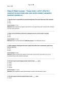 Class D Water License &ndash; Texas EXAM &vert; LATEST UPDATED &vert; &NewLine;COMPLETE 80 QUESTIONS AND 100&percnt; RATED CORRECT ANSWERS &vert; &NewLine;&lpar;ALREADY GRADED A&plus;&rpar;