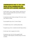 COMPREHENSIVE PHARMACOLOGY&NewLine;CERTIFICATION PAPER 2026 FULL&NewLine;SOLUTION GRADED A&plus;