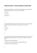 Maternal Nursing &ndash; Practice Questions & Study Guide