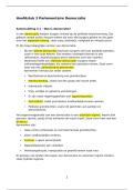Samenvatting Hoofdstuk 3 Parlementaire Democratie &vert; Thema's Maatschappijleer &vert; HAVO &vert; 2025&sol;26