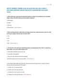 NCCCO MOBILE CRANE EXAM 100 QUESTIONS AND 100&percnt; CORRECT &NewLine;SOLUTIONS&vert;UPDATED VERSION 2026&sol;2027&rsqb;&excl;&excl;&excl;&vert;GUARANTEED PASS&vert;EXAM &NewLine;READY 