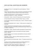 CECS 343 FINAL QUESTIONS AND ANSWERS