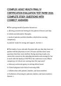 COMPUTER ARCHITECTURE BOARD&NewLine;EVALUATION 2026 GUARANTEED PASS&NewLine;ANSWERS GRADED A&plus;