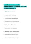 Concrete Formwork Supervisor STUDY&NewLine;GUIDE 2026 ACTUAL QUESTIONS WITH&NewLine;SOLUTIONS GRADED A&plus;