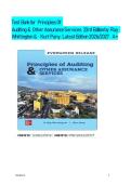 Test Bank For Principles of Auditing and Other Assurance Services 23rd Edition by Whittington & Pany&vert;