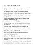 MKT 343 EXAM 1 STUDY GUIDE