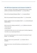 CRJ 204 Exam Questions and answers Graded A&plus;